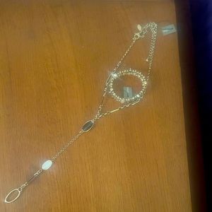 Chico’s Matching Bracelet and adjustable necklace Gold